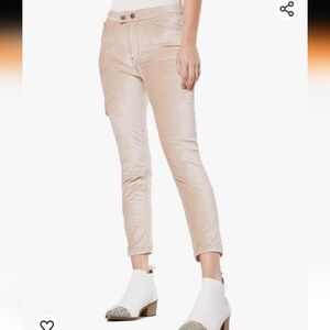 Free People Sweet Jane Velvet Skinny Fit Pants 30